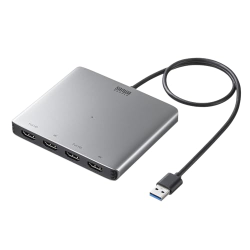 Amazon.co.jp: サンワサプライ USB-HDMIディスプレイアダプタ(4